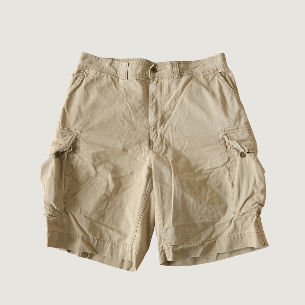Polo Ralph Lauren Cargo Shorts Mens Tan Cotton Chino Gorpcore 36 Classic Chino